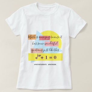 T-shirt de l'équation mathématique