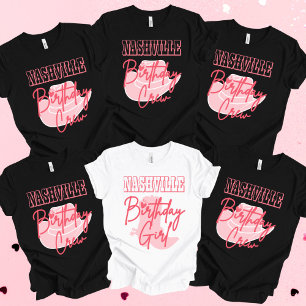 T-shirt de l'équipage d'anniversaire de Nashville