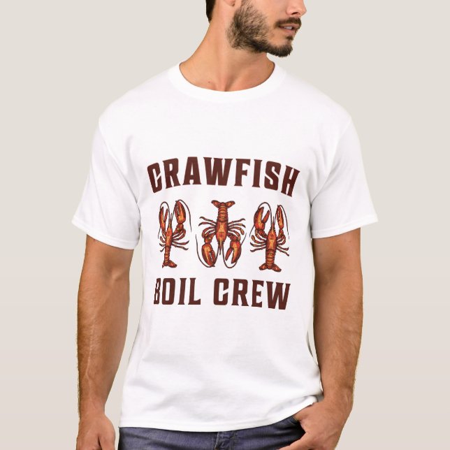 T-shirt de l'équipage de l'écrevisse (Devant)