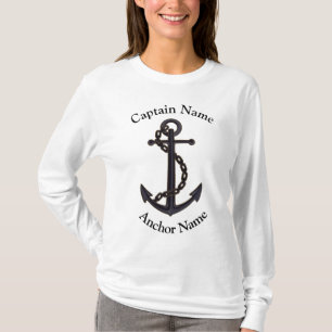 T-shirt de l'équipage du bateau et de l'équipage
