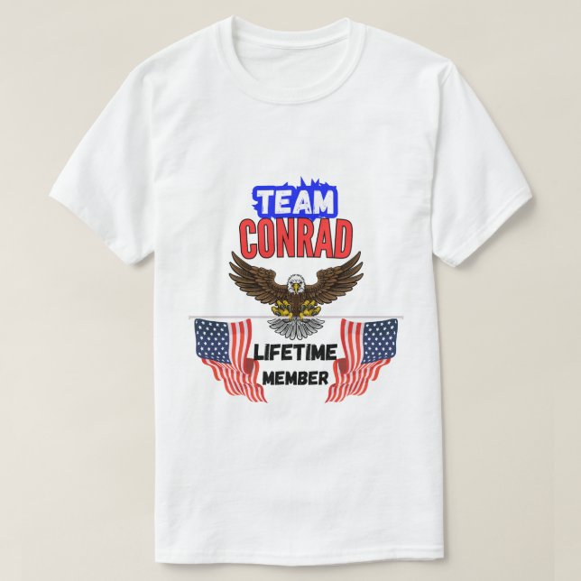 t-shirt de l'équipe conrad (Design devant)