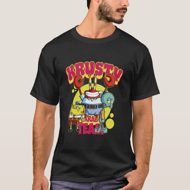 T-shirt de l'équipe de Krusty krab (Devant)