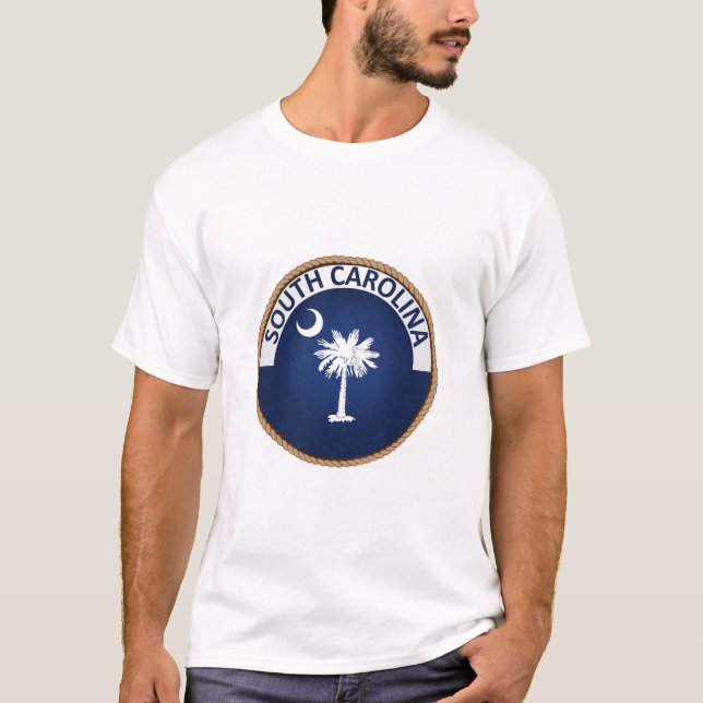 T-shirt de l'État de Caroline du Sud (Devant)