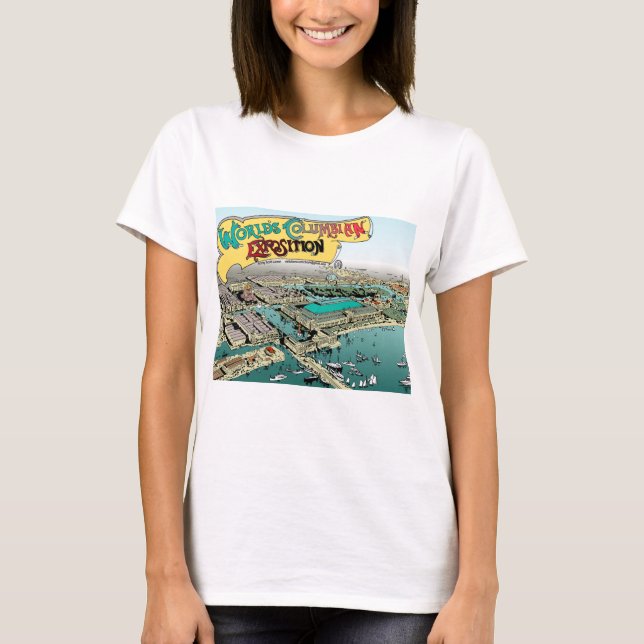T-shirt de l'Expo féminin de Chicago (Devant)