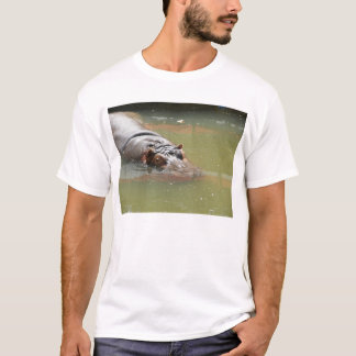 T-shirt de l'hippopotame des hommes