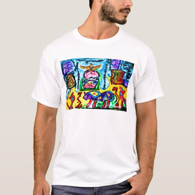 T-SHIRT DE L'HOMME BUFFALO PURPLE (Devant)