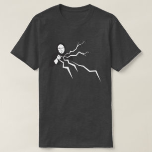 T-shirt de l'homme de l'éclairage