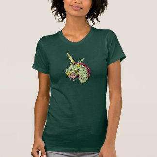 T-shirt de licorne de zombi