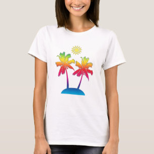 T-shirt de l'île tropicale