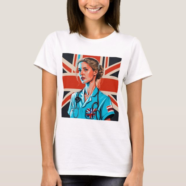 T-shirt de l'infirmière mère (Devant)