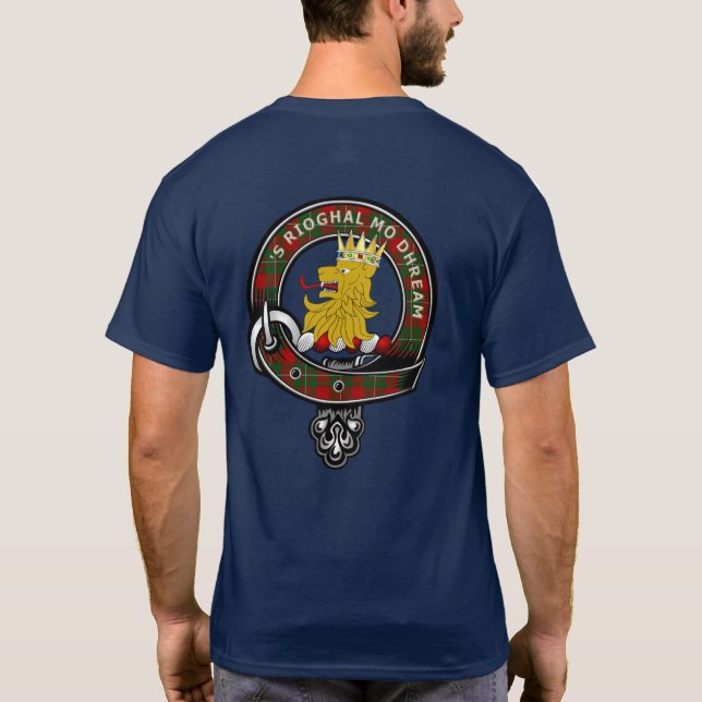 T-shirt de l'insigne de clan MacGregor Tartan (Dos)