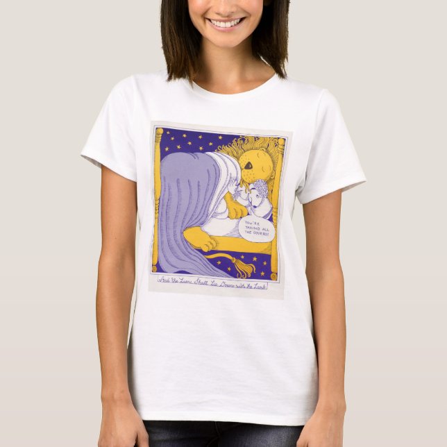 T-shirt de lion et d'agneau (Devant)