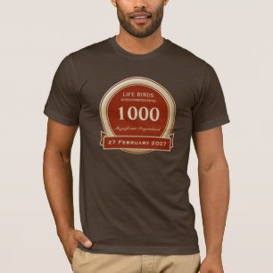 T-shirt de liste de la vie