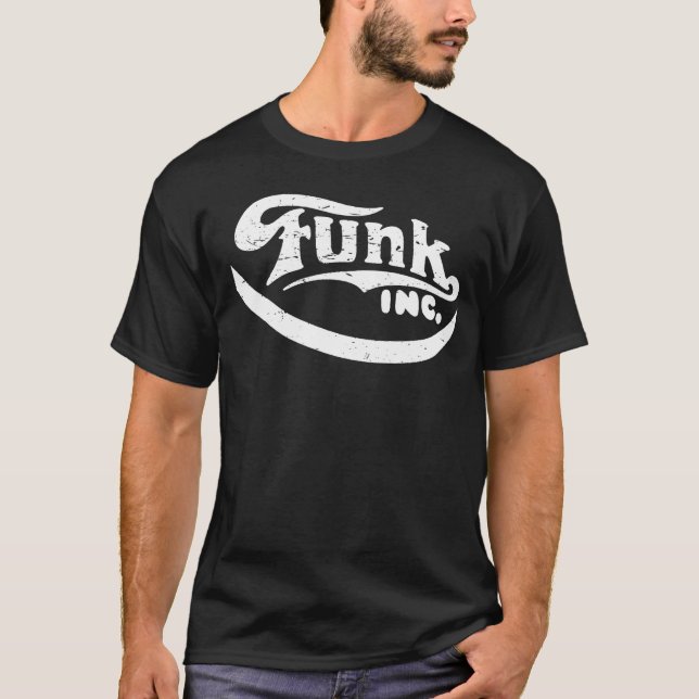 T-shirt de logo affligé par inc. de trouille (Devant)