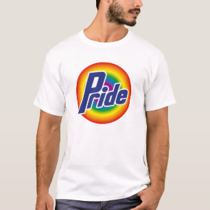 T-shirt de logo d'arc-en-ciel de gay pride