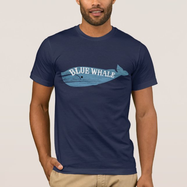 T-shirt de logo de baleine bleue d'ombres foncées (Devant)