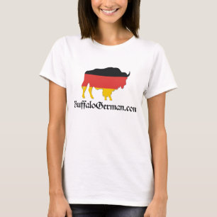 T-shirt de logo de bison de dames