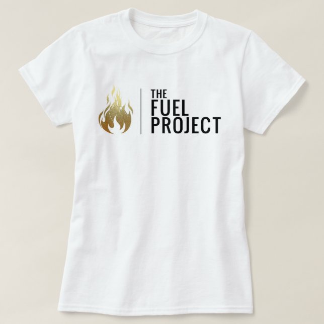 T-shirt de logo de carburant (Design devant)