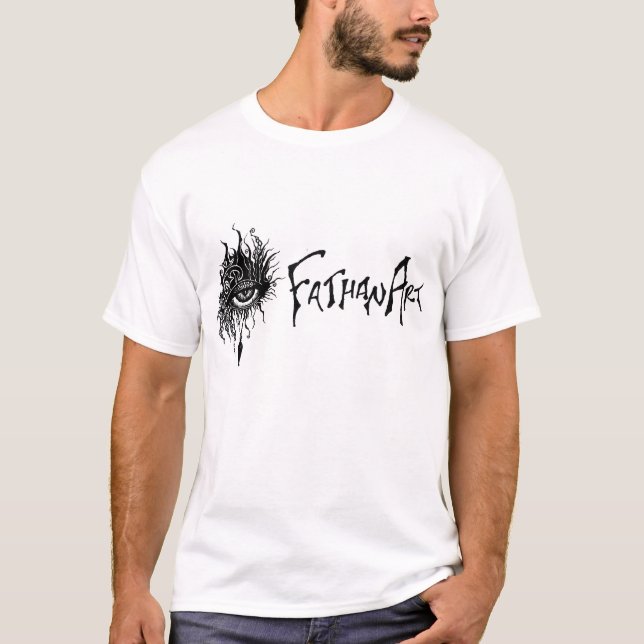 T-shirt de logo de FathanArt (Devant)