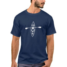 T-shirt de logo de kayak