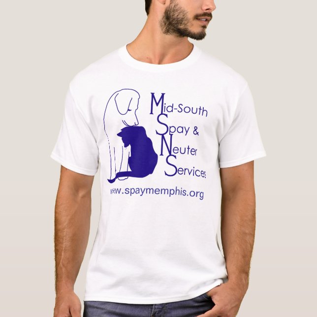 T-shirt de logo de MSNS (Devant)