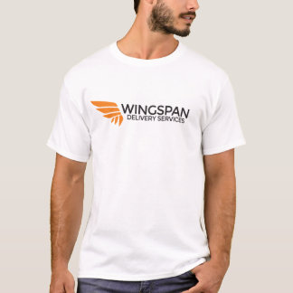 T-shirt de logo de services de distribution