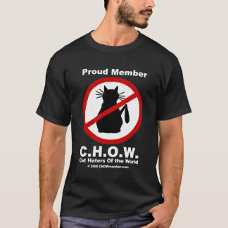 T-shirt de logo des haineux C.H.O.W. de chat