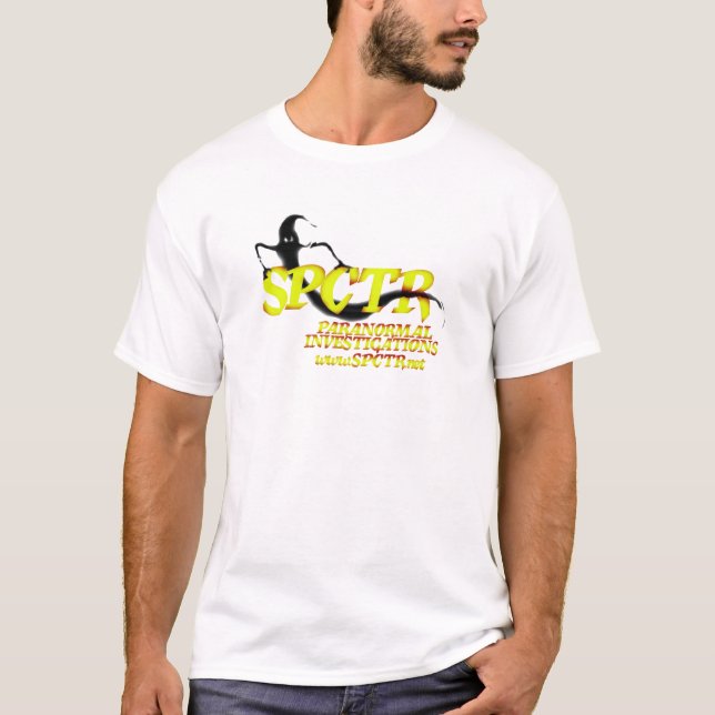 T-shirt de logo d'esprit de SPCTR - jaune (Devant)