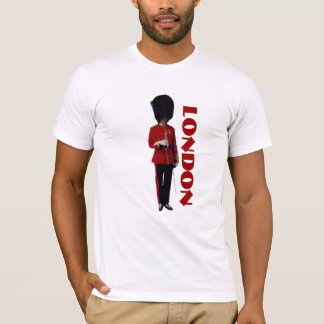 T-shirt de Londres avec le soldat britannique