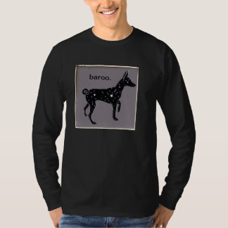 T-shirt de long-douille de baroo de basenji