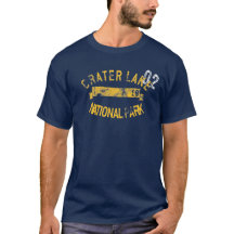 T-shirt de l'Orégon de parc national de lac crater