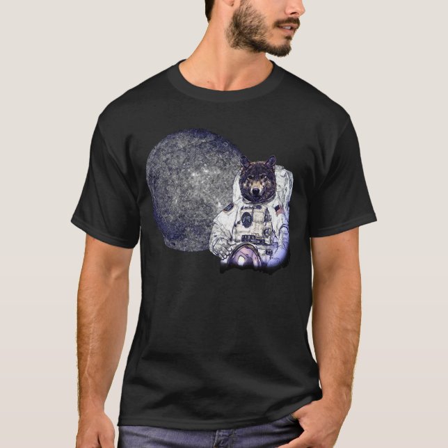 T-shirt de loup d'Astro (Devant)
