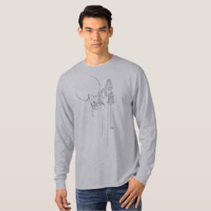 T-shirt de loup d'hurlement