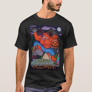 T-Shirt de loup-garou à queue noire