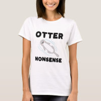 T-shirt de loutre mignonne et drôle
