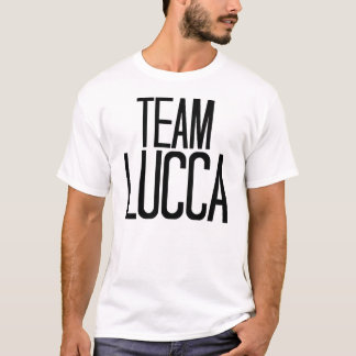 T-shirt de Lucques d'équipe dans le blanc