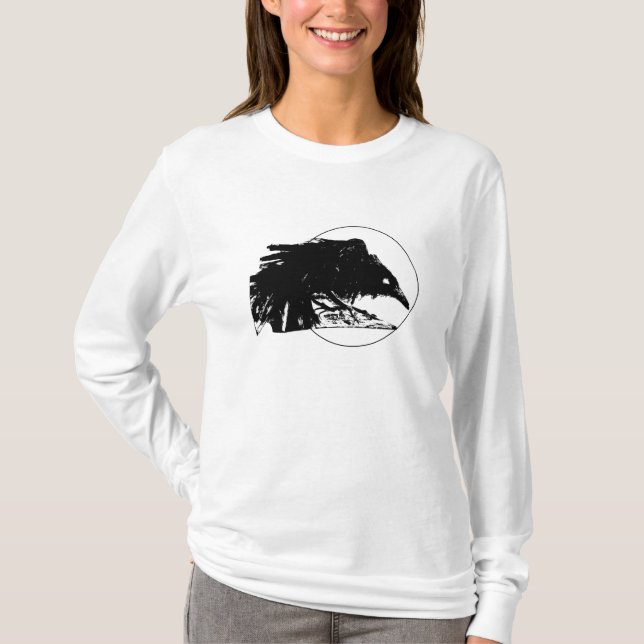 T-shirt de lune de Raven (Devant)