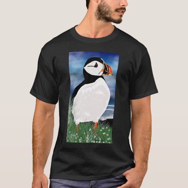 T-shirt de macareux, T-shirt de macareux du (Devant)