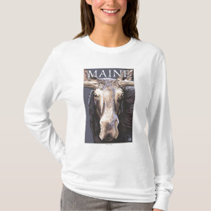T-shirt De MaineMoose fin