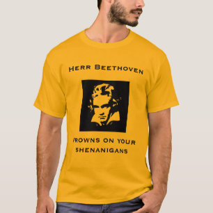 T-shirt de malice de Beethoven