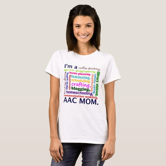 T-shirt de maman d'AAC Homeschooling (Devant entier)