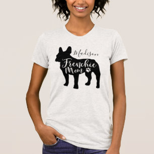 T-shirt de maman de bouledogue français pour des