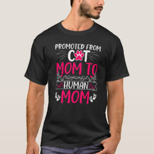 T-shirt De Maman de Chat À Maman Humaine Annonce de Grosse