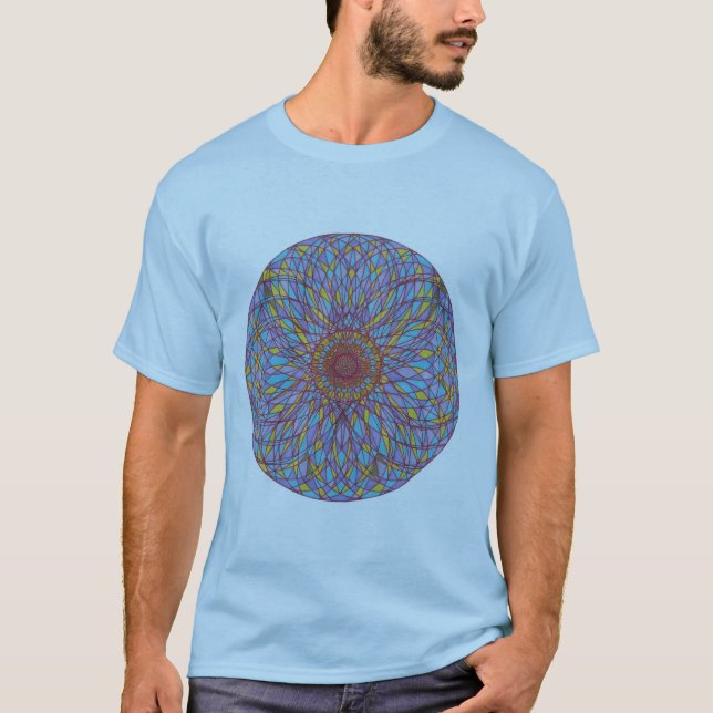 T-shirt de mandala de CHITALA (Devant)