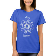 T-shirt de mandala d'incantation de joie