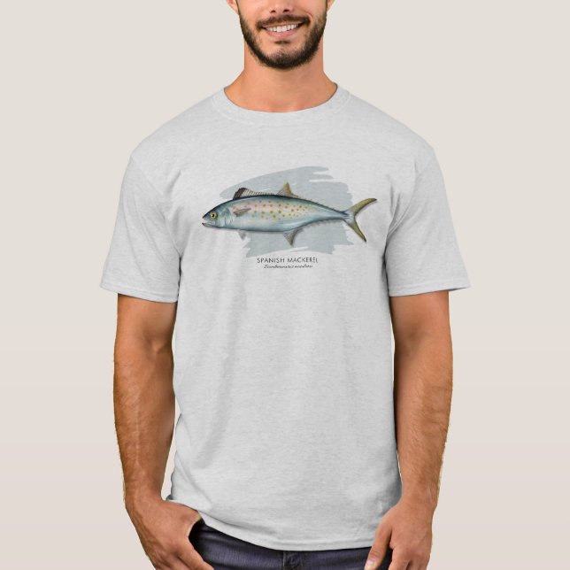 T-shirt de maquereau espagnol (Devant)
