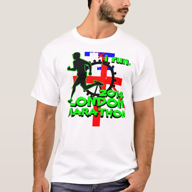 T-shirt de marathon de Londres (Devant)