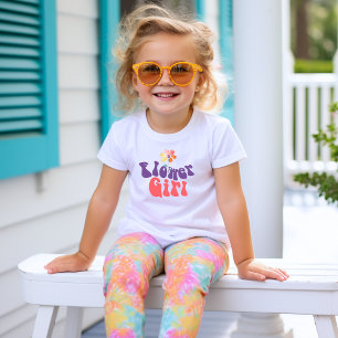 T-Shirt de mariage pour fille de fleurs Bohème Ros