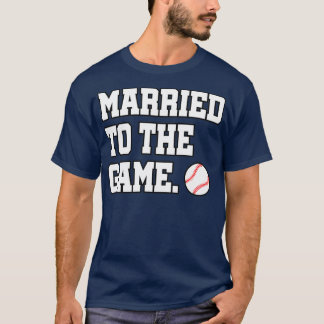 T-shirt de Marié Au Baseball De Baseball Amoureux