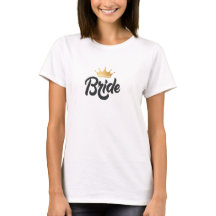 T-shirt de mariée 